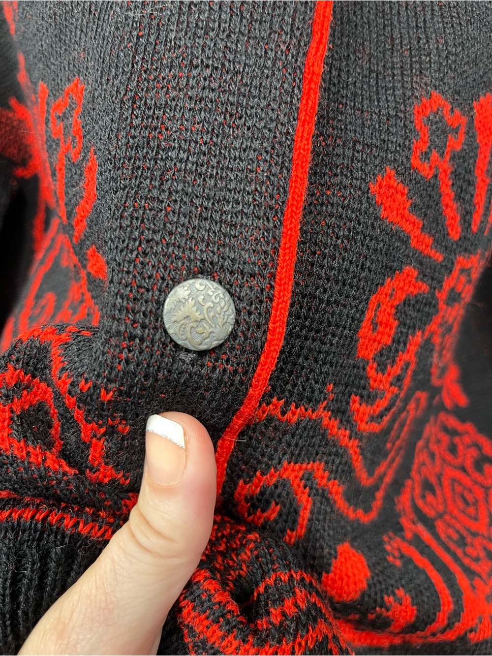 Vintage Pendleton wool cardigan size large - Picture 4 of 8